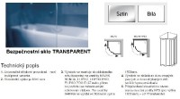 Ravak Supernova SKCP4-90 čtvrtkruhový sprchový kout rám bílý výplň Transparent 3117O102Z1